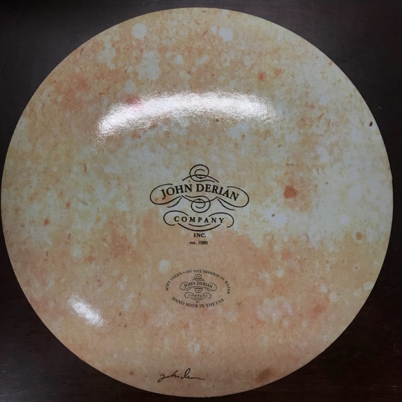 John Derian Fifi Poodle Decoupage Plate - Picture 4 of 5